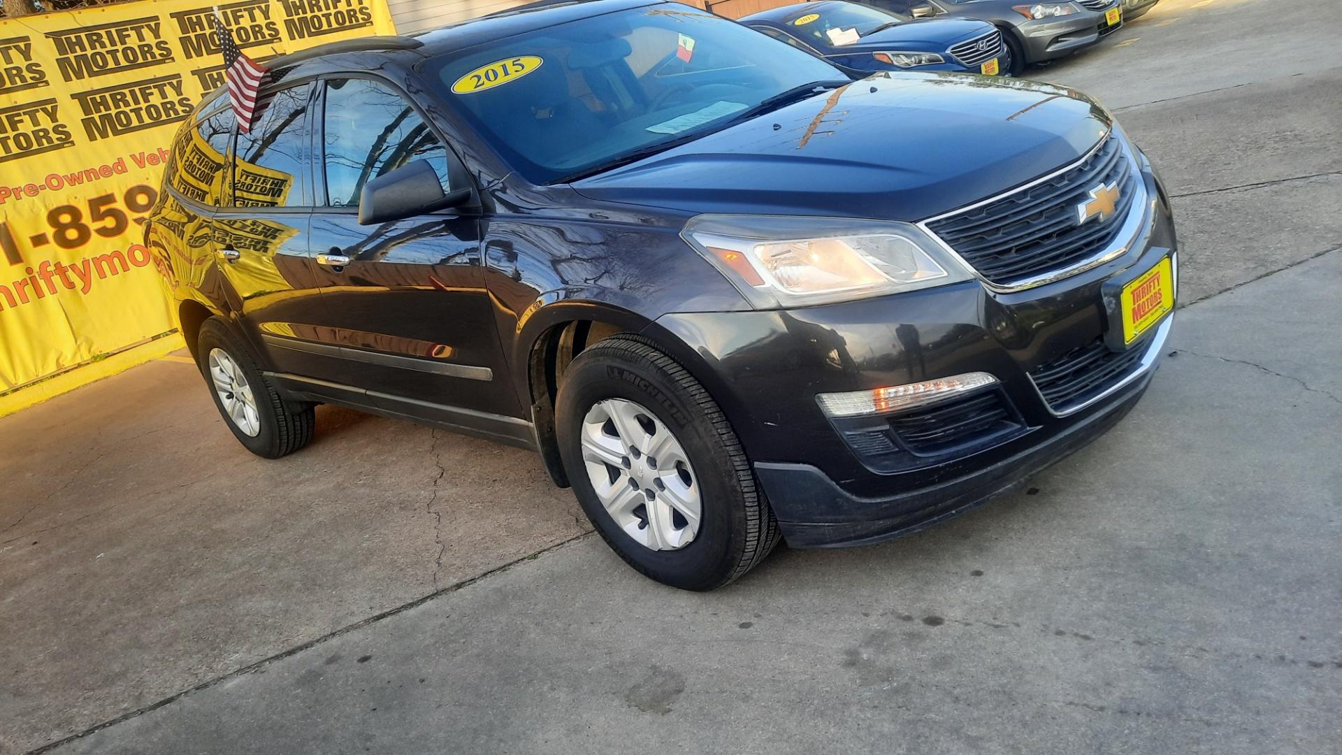 2015 Chevrolet Traverse (1GNKRFED3FJ) , located at 16710 Clay Rd., Houston, TX, 77084, (281) 859-7900, 29.834864, -95.656166 - Photo#0